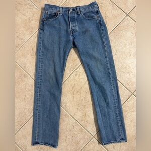 Vintage Levi’s 501 Made in 1996 Button Fly – W29 L30 – Rare International Tag